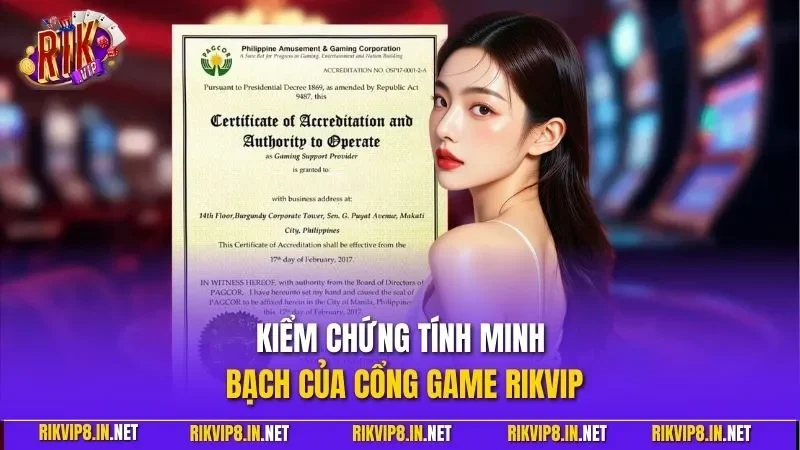 Kiểm chứng tính minh bạch của cổng game RIKVIP