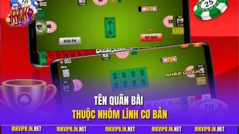 Tên quân bài thuộc nhóm lính cơ bản